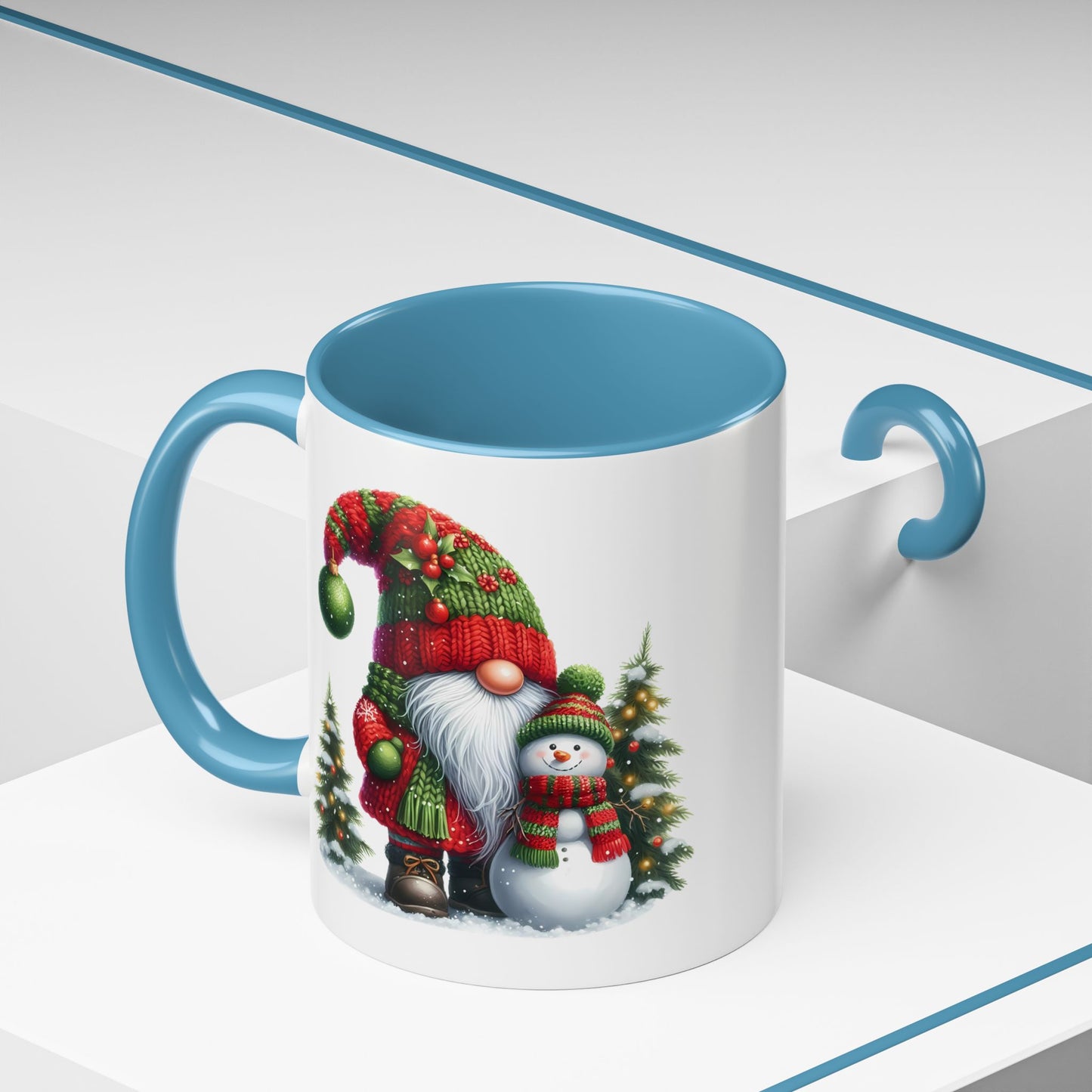 Christmas Mug - Gnome and Snowman