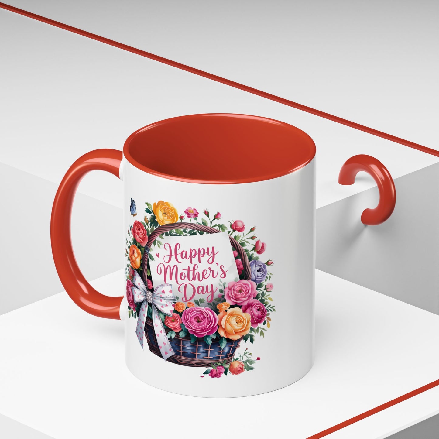 Mother's Day Mug - Happy Mother's Bouquet