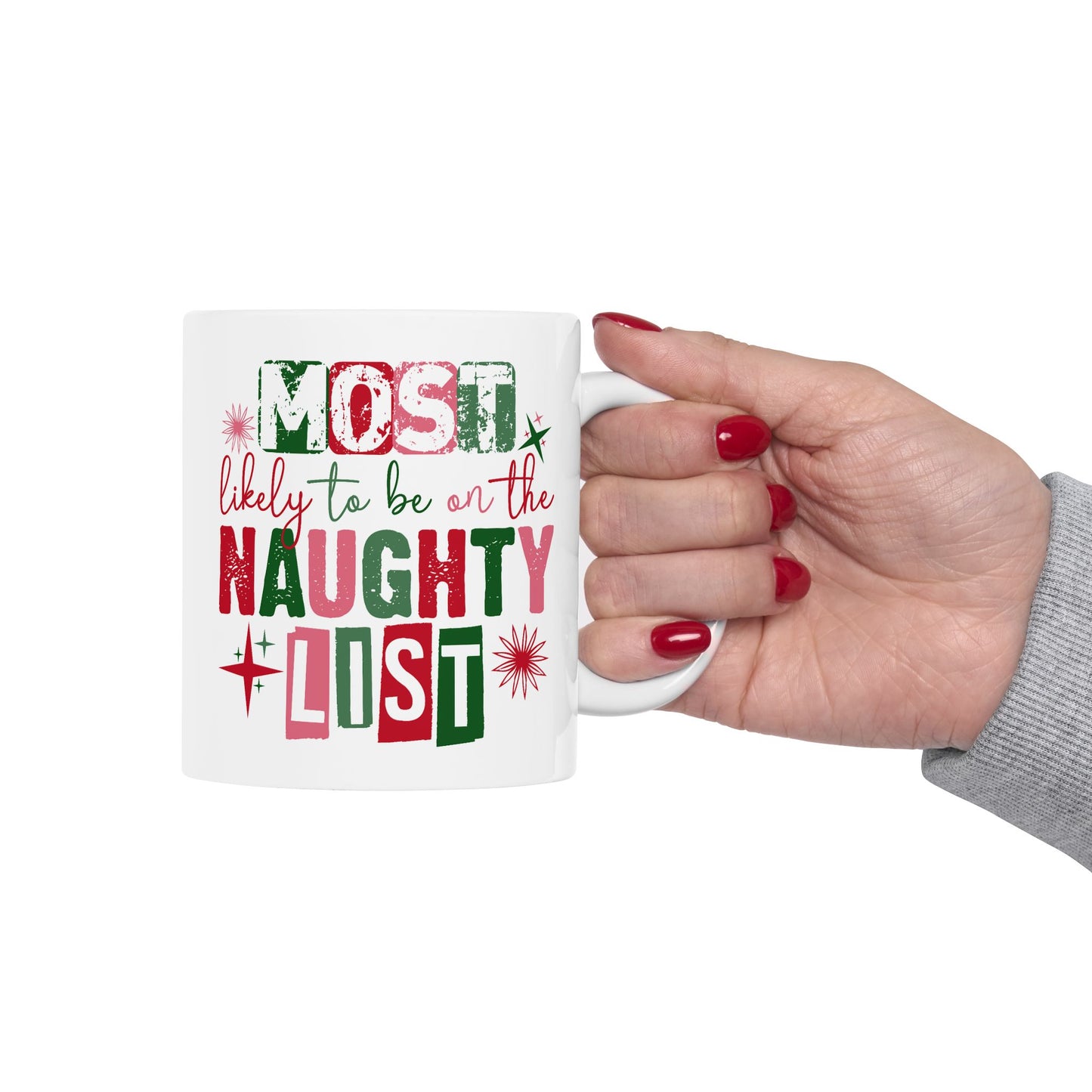 Adult Mug - Most Likely To Be On The Naughty List