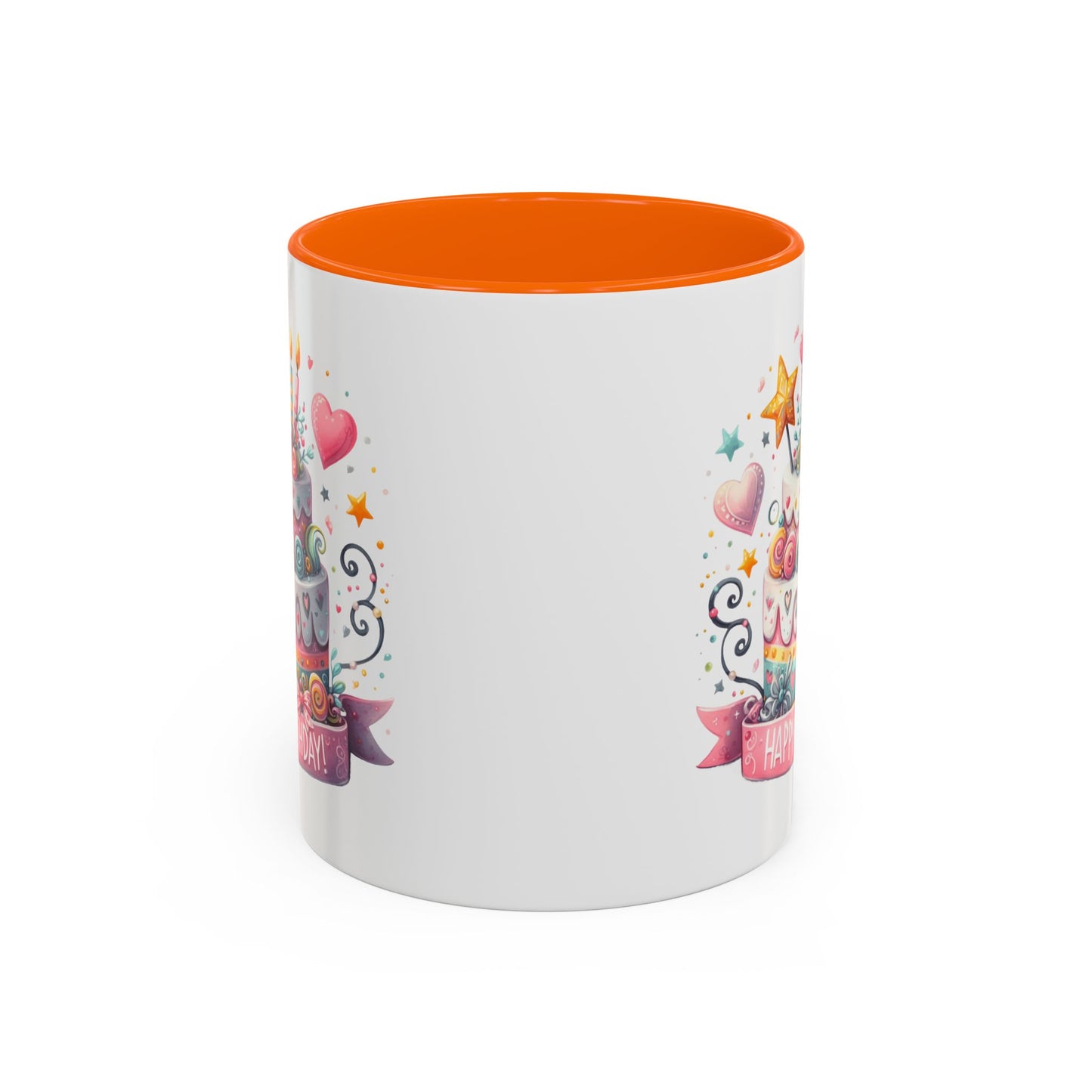 Birthday Mug - Happy Birthday Two Tiered Cake