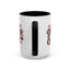 Christmas Mug - Merry Christmas Black Red & White Baseball Text