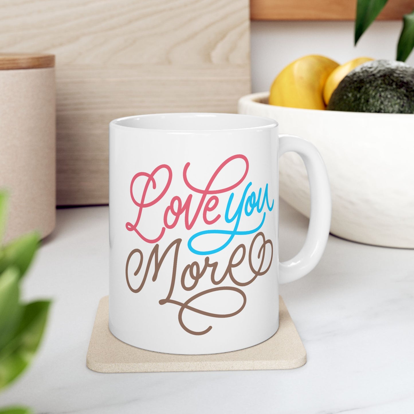 Anniversary Mug - Love You More Graphic