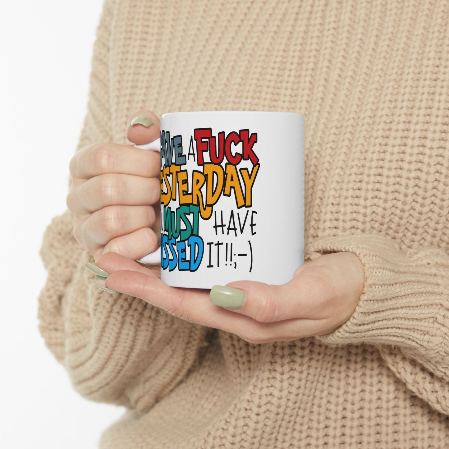 Adult Mug - I Gave a Fuck Yesterday