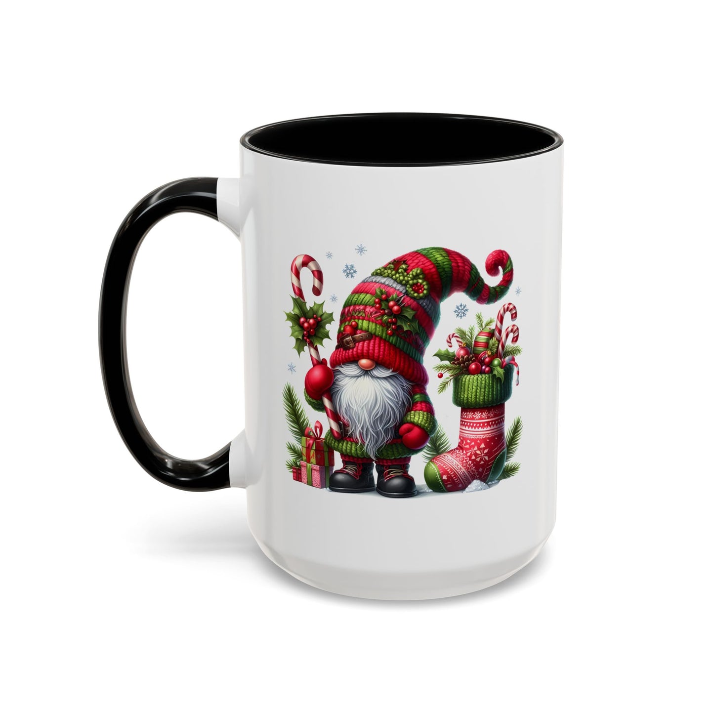 Christmas Mug - Gnome and Christmas Stocking