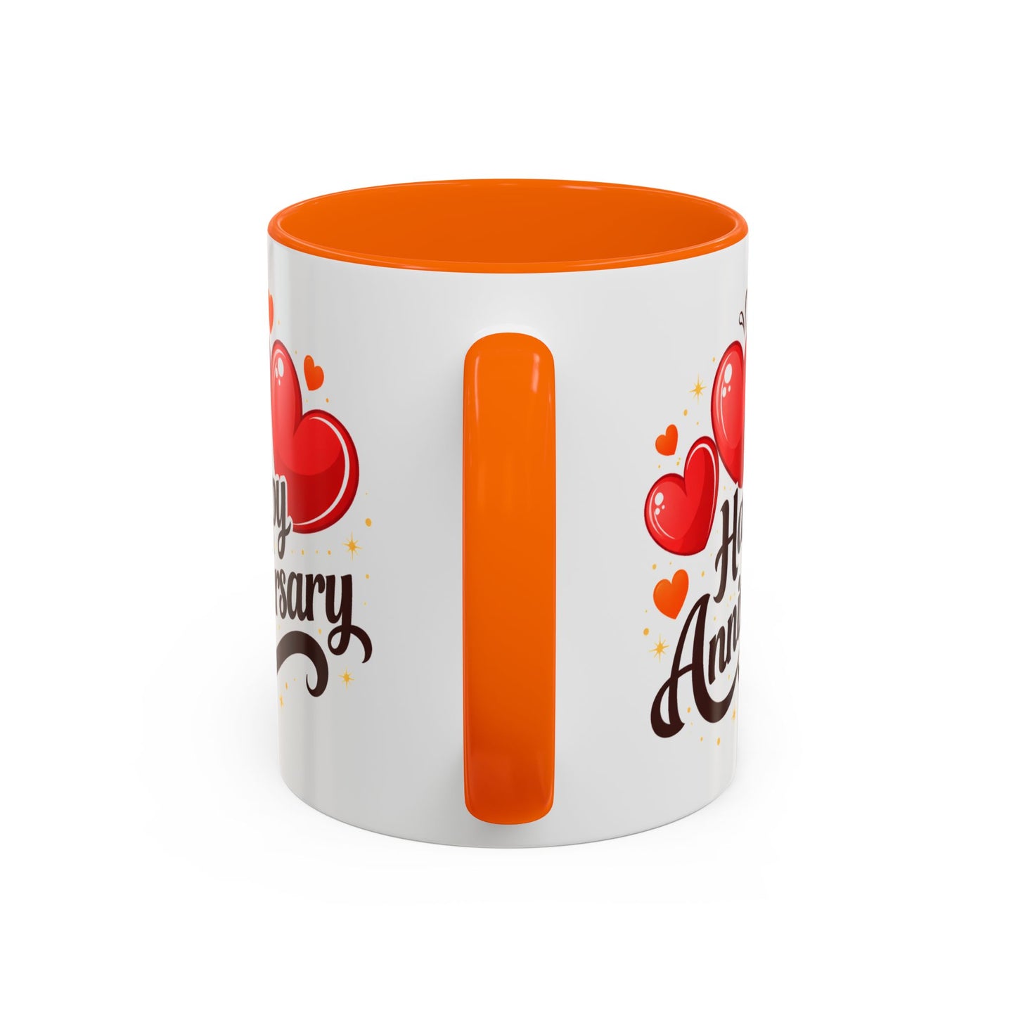 Anniversary Mug - Happy Anniversary Hearts