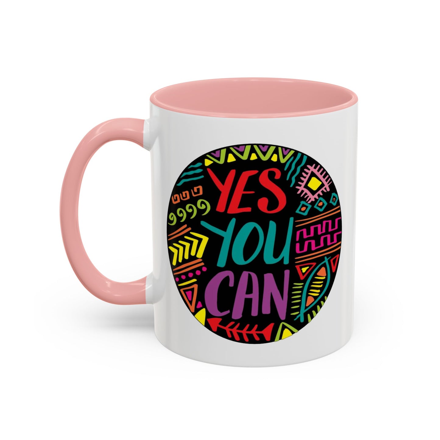 Motivation Mug - Yes You Can Badge