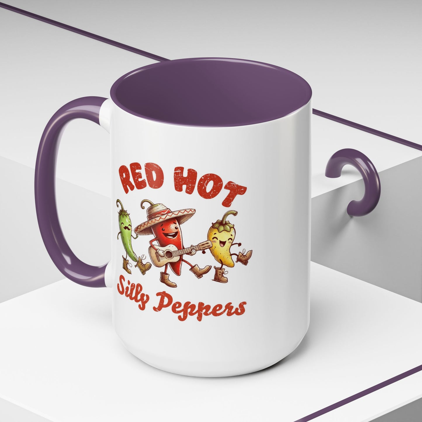 Humor Mug - Red Hot Silly Peppers
