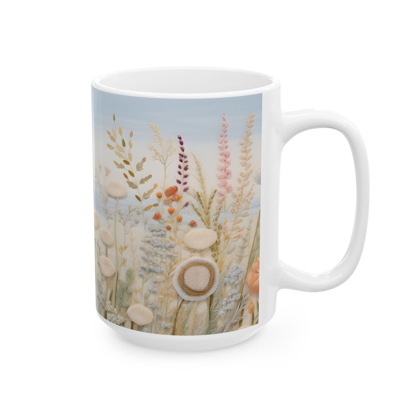Artistic Mug - Felted Seaside