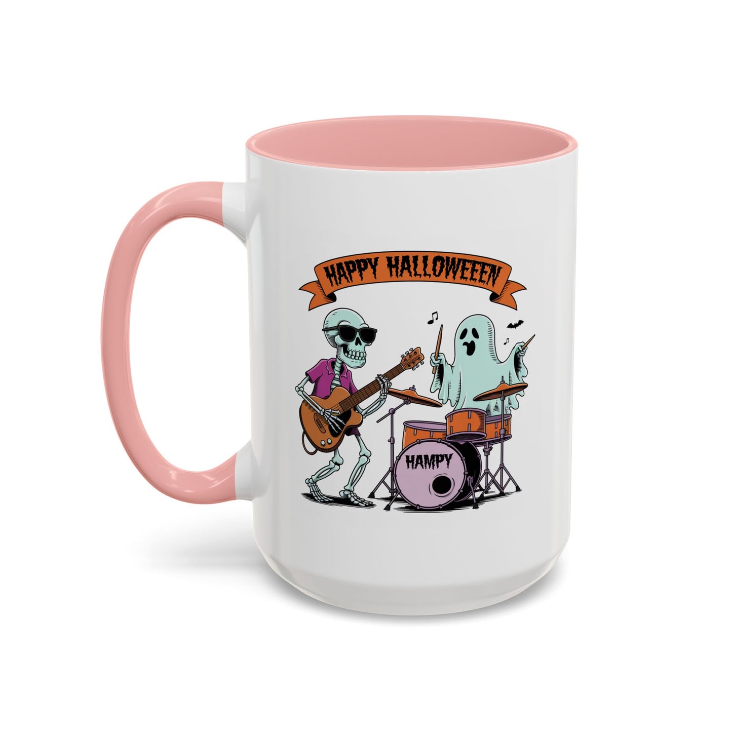 Halloween Mug - Skeleton & Ghost Band
