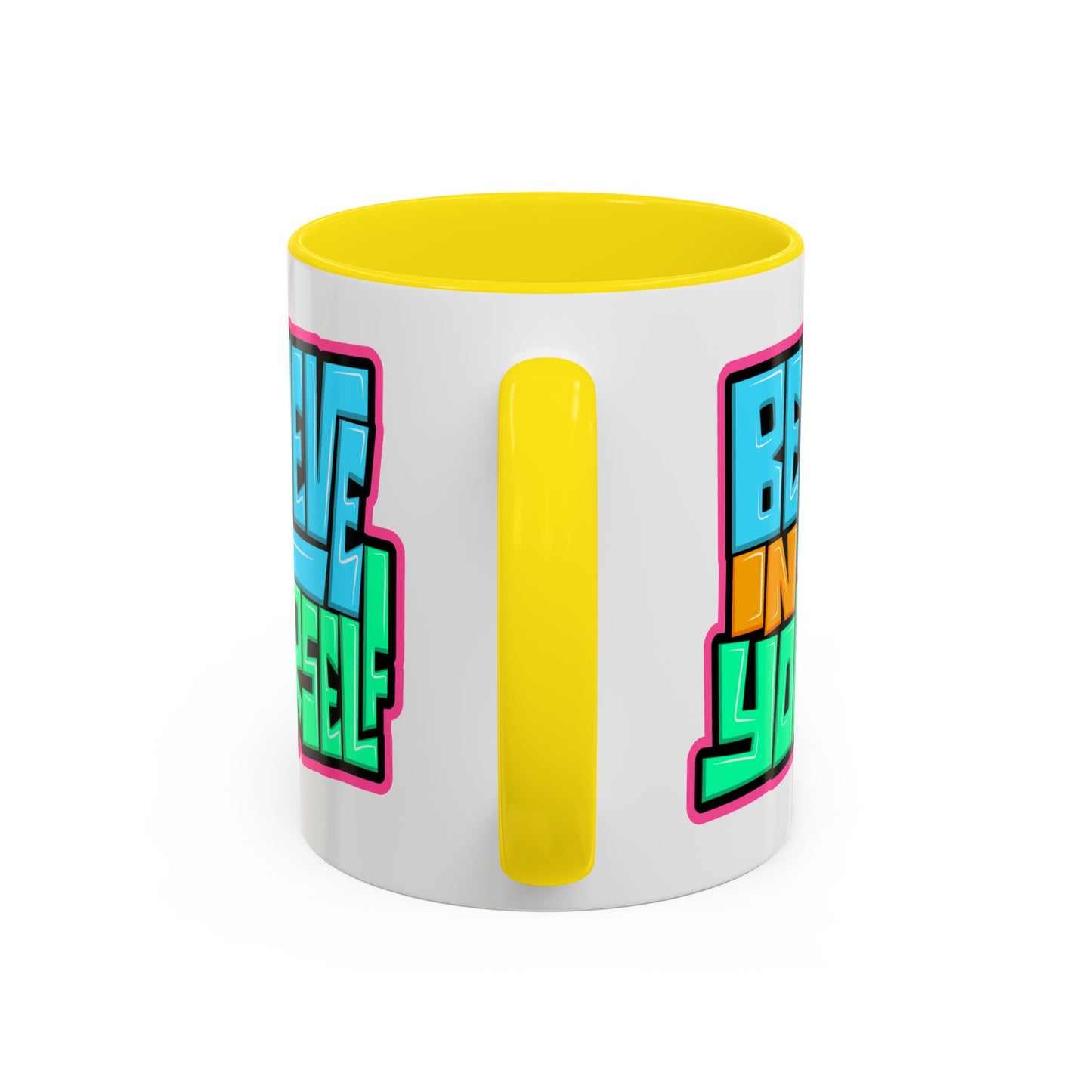 Motivation Mug - Believe In Yourself Graffiti