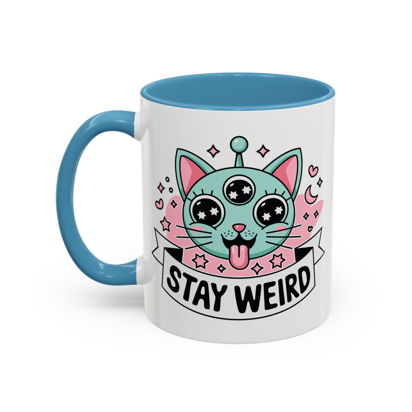 Alien Mug - Stay Weird Alien Cat