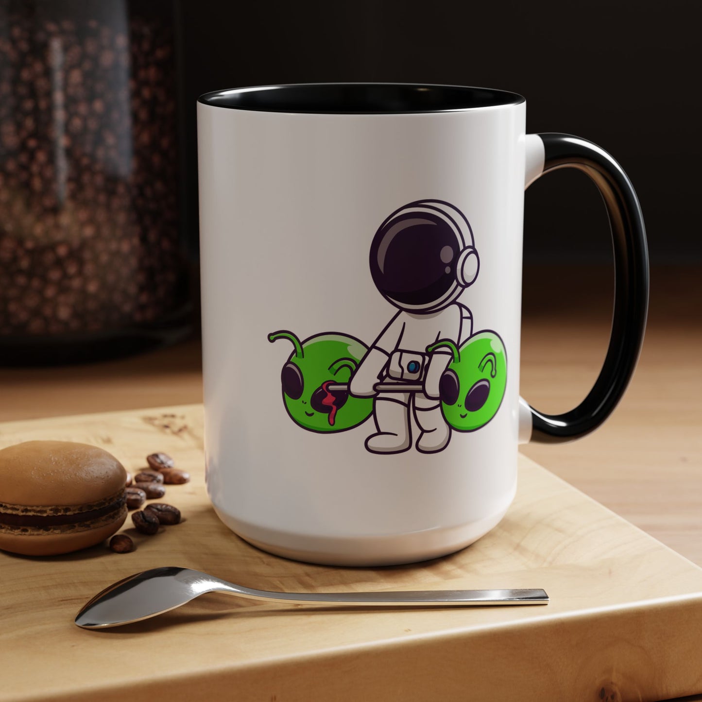 Alien Mug - Astronaut Lifting