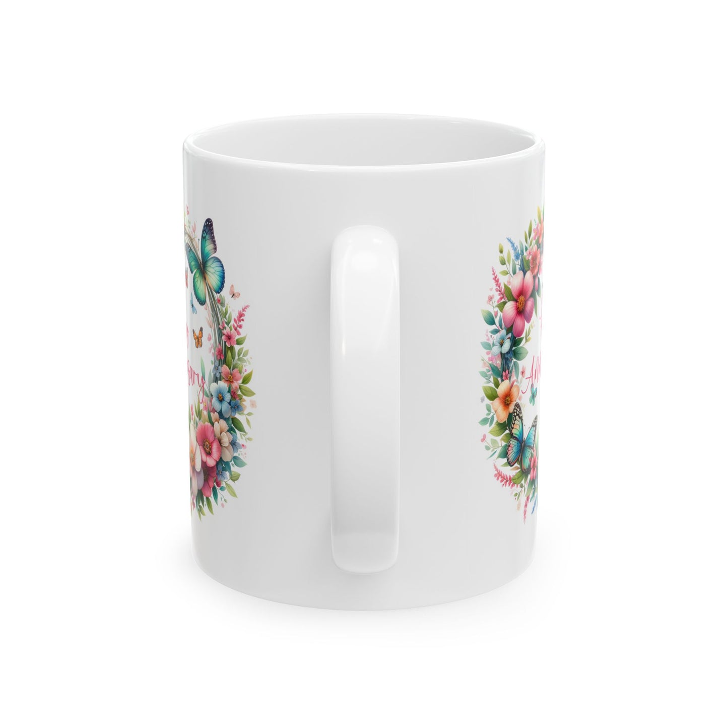 Anniversary Mug - Happy Anniversary Butterflies