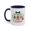 Christmas Mug - We Wish You a Merry Christmas Black & Red Text Cookies & Candy