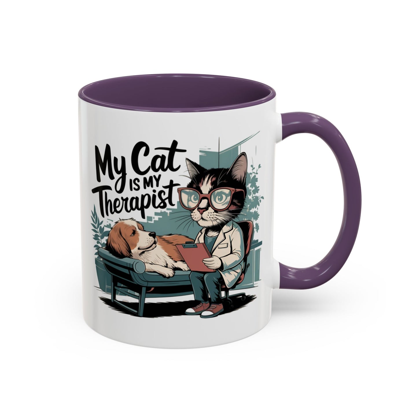 Animal Mug - My Cat Is My Therapist