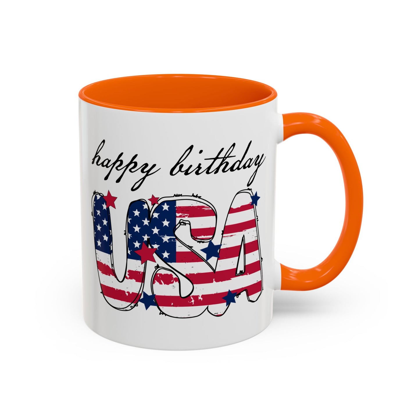 4th of July Mug - Happy Birthday USA