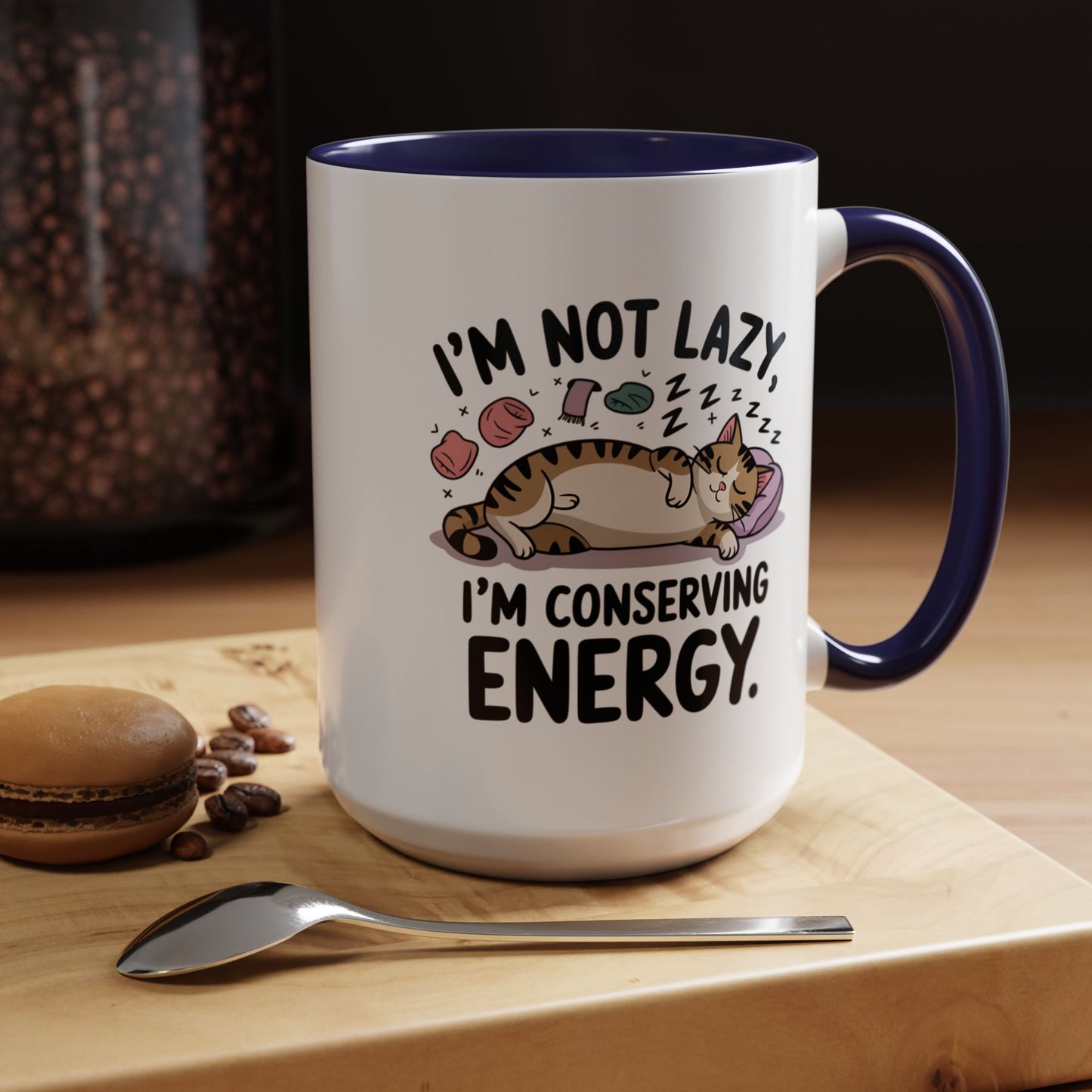 Animal Mug - I'm Not Lazy I'm Conserving Energy