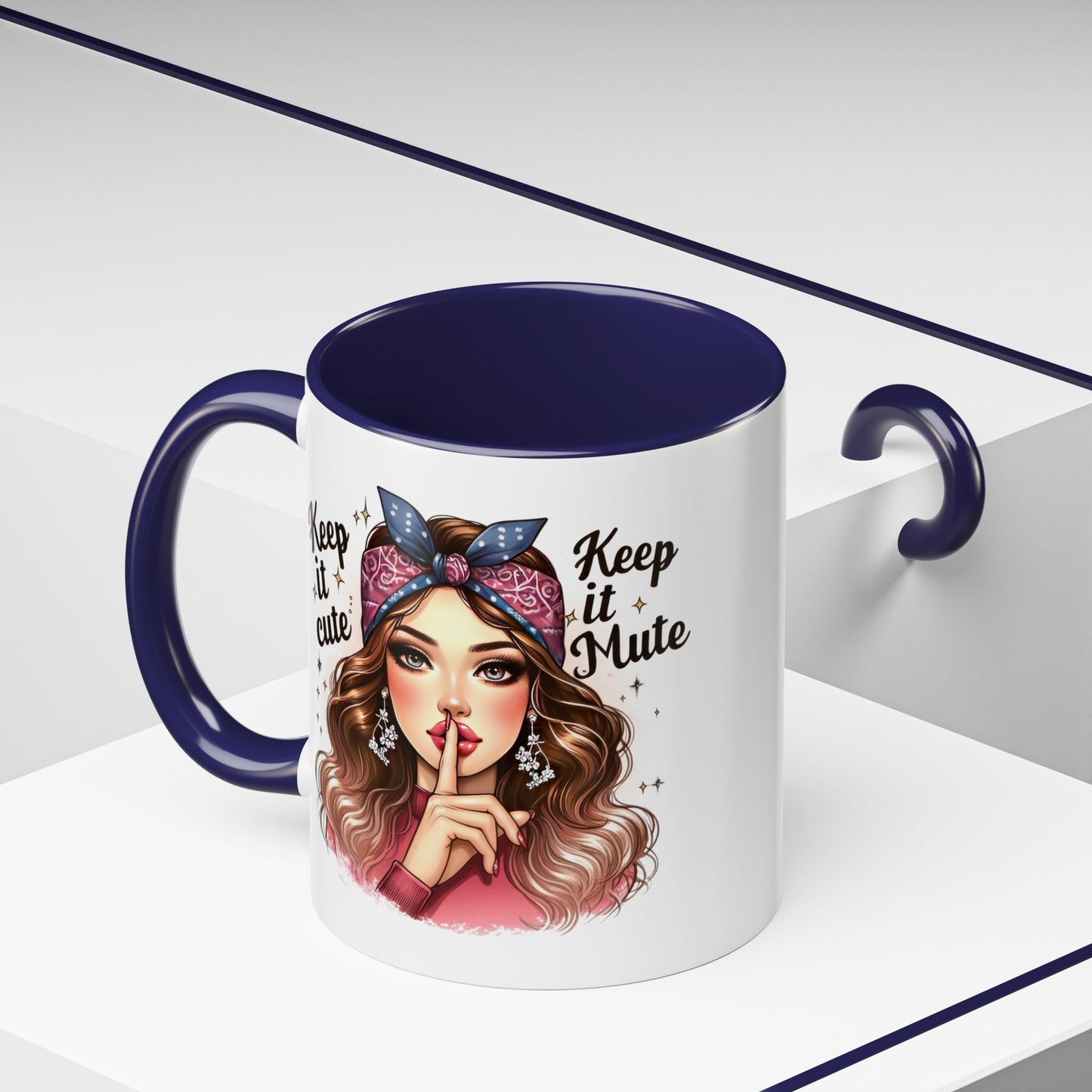 Humor Mug - Keep It Cute Keep It Mute