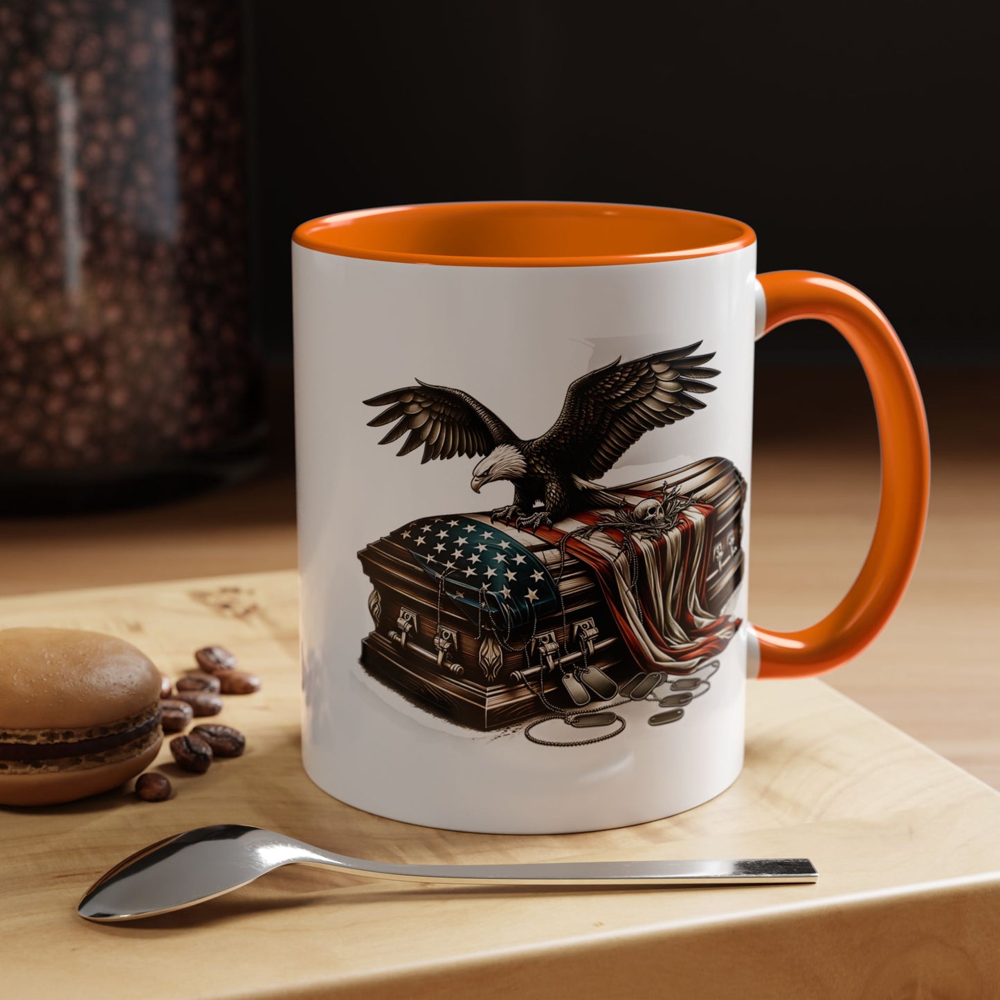 4th of July Mug - American Bald Eagle Fallen Soldier