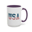 4th of July Mug - USA American Flag