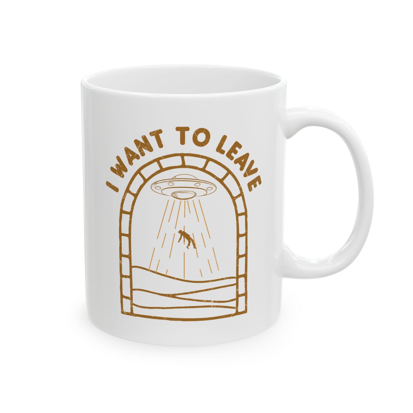 Alien Mug - I Want To Leave