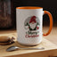 Christmas Mug - Merry Christmas Green & Red Text Gnome Present Trees