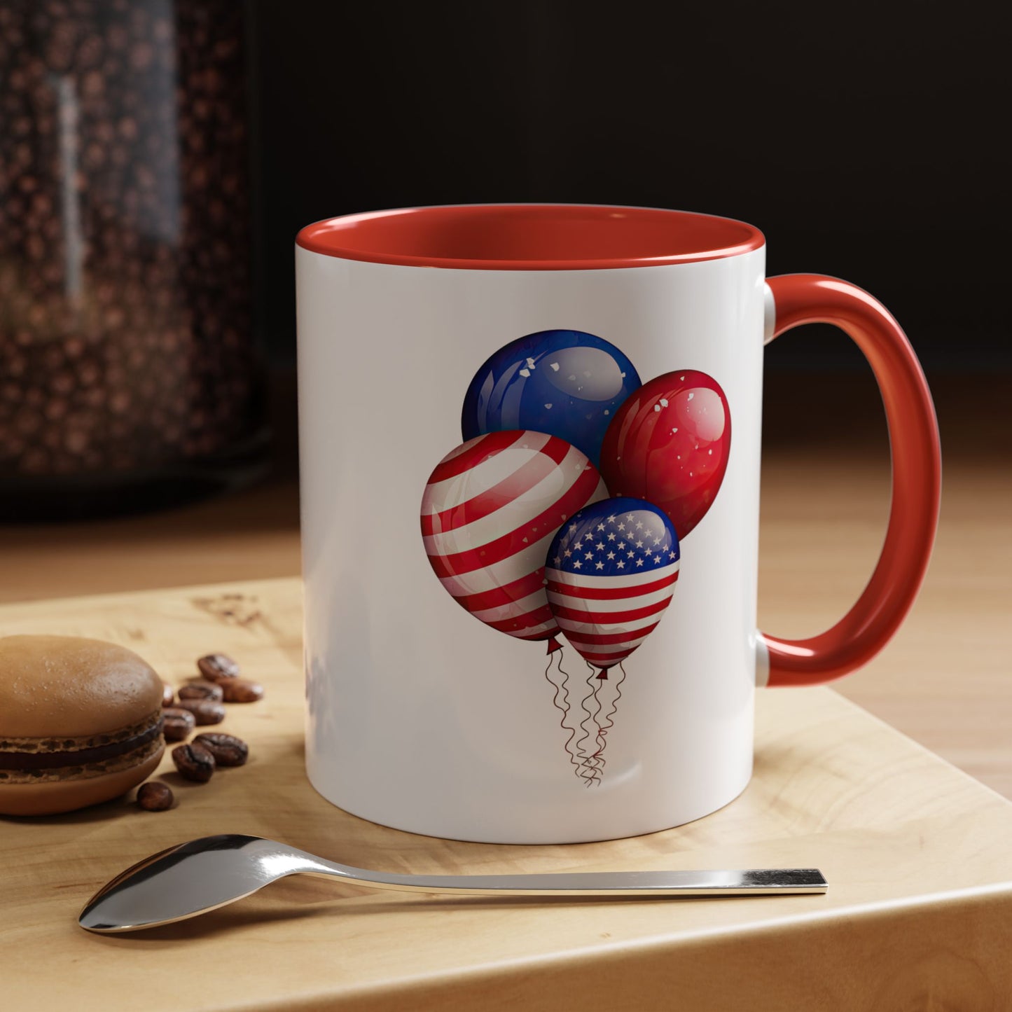 4th of July Mug - American Balloons
