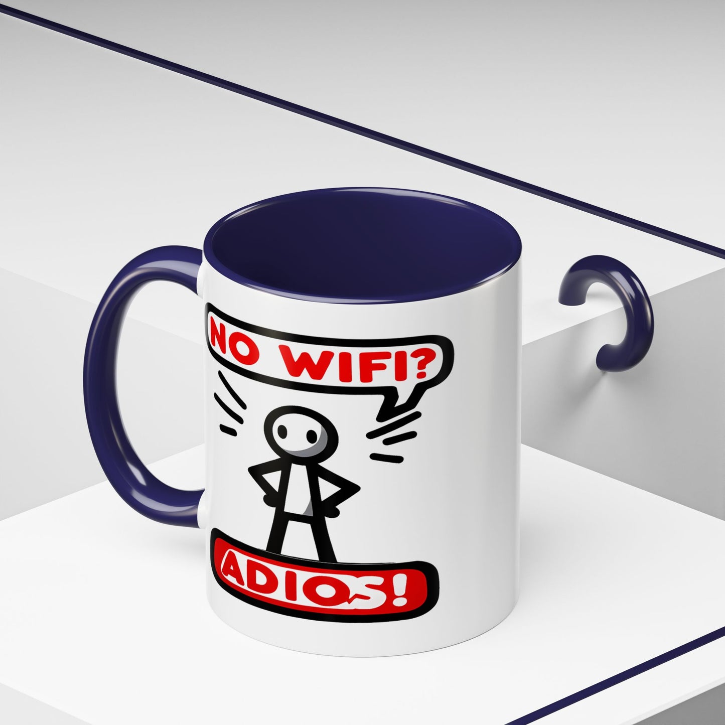 Humor Mug - No Wifi? Adios!