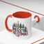 Christmas Mug - Merry Christmas Tartan Text Trees Presents