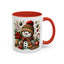 Christmas Mug - Snowman with Christmas Decorations