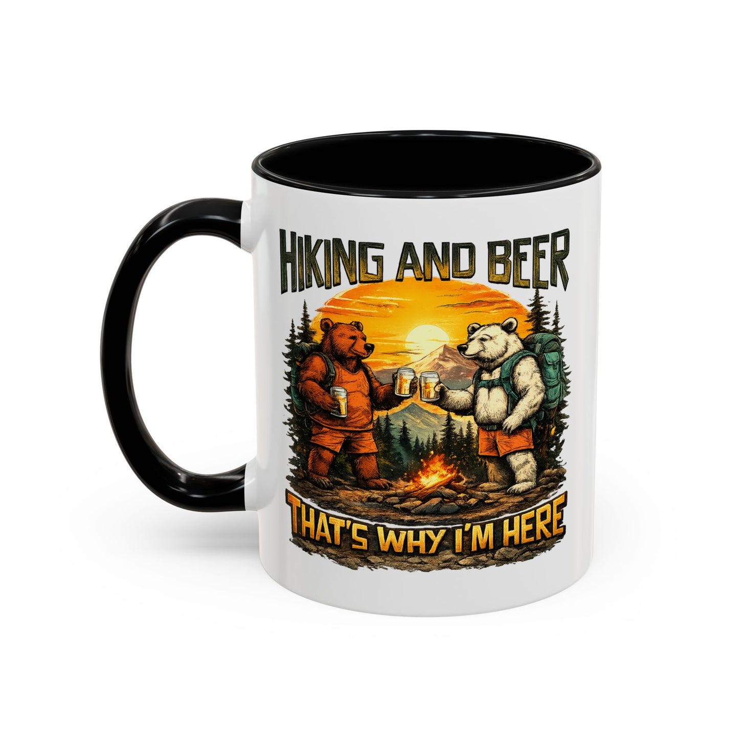 Humor Mug - Hiking and Beer