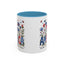4th of July Mug - Floral America Patriotic