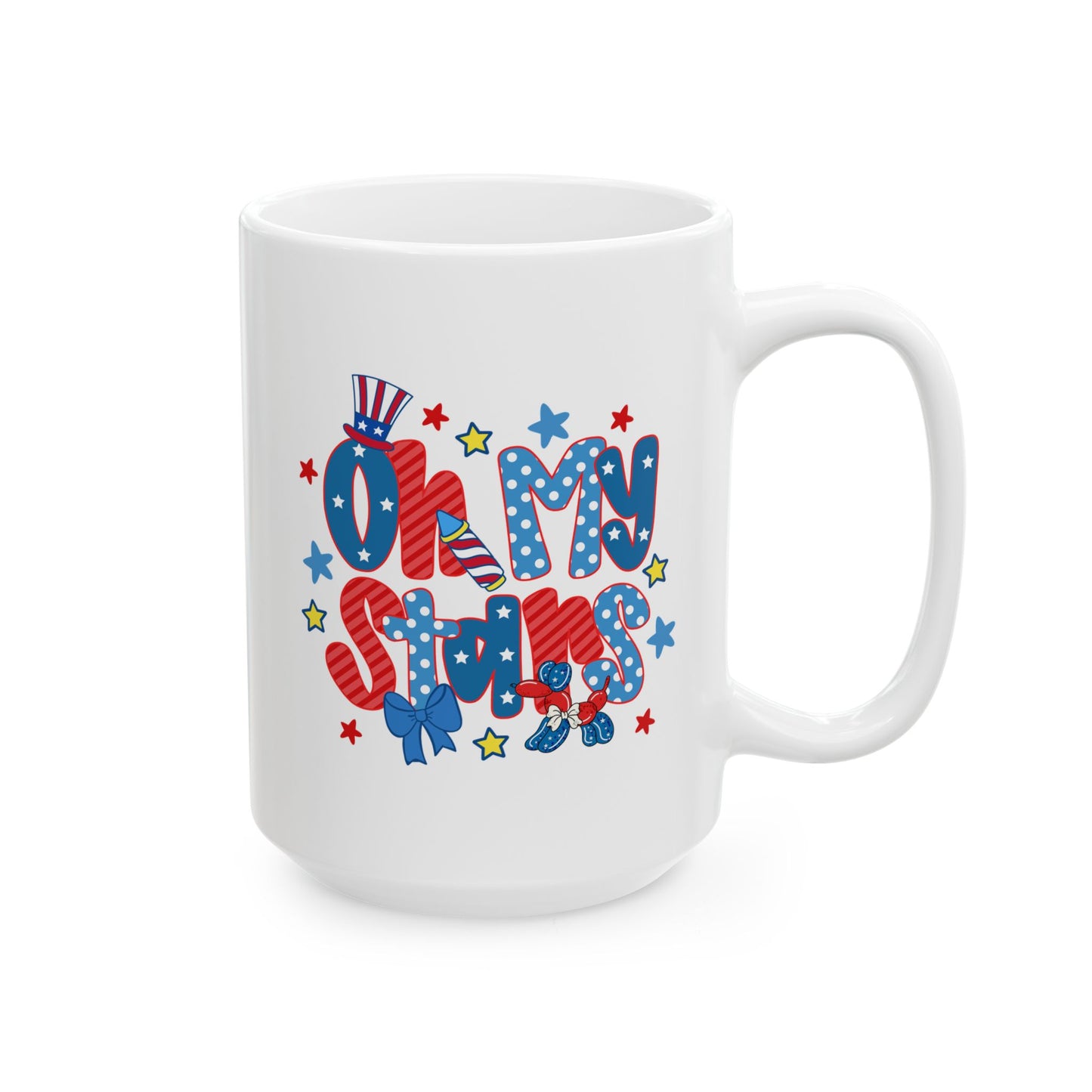 4th of July Mug - Oh My Stars Retro