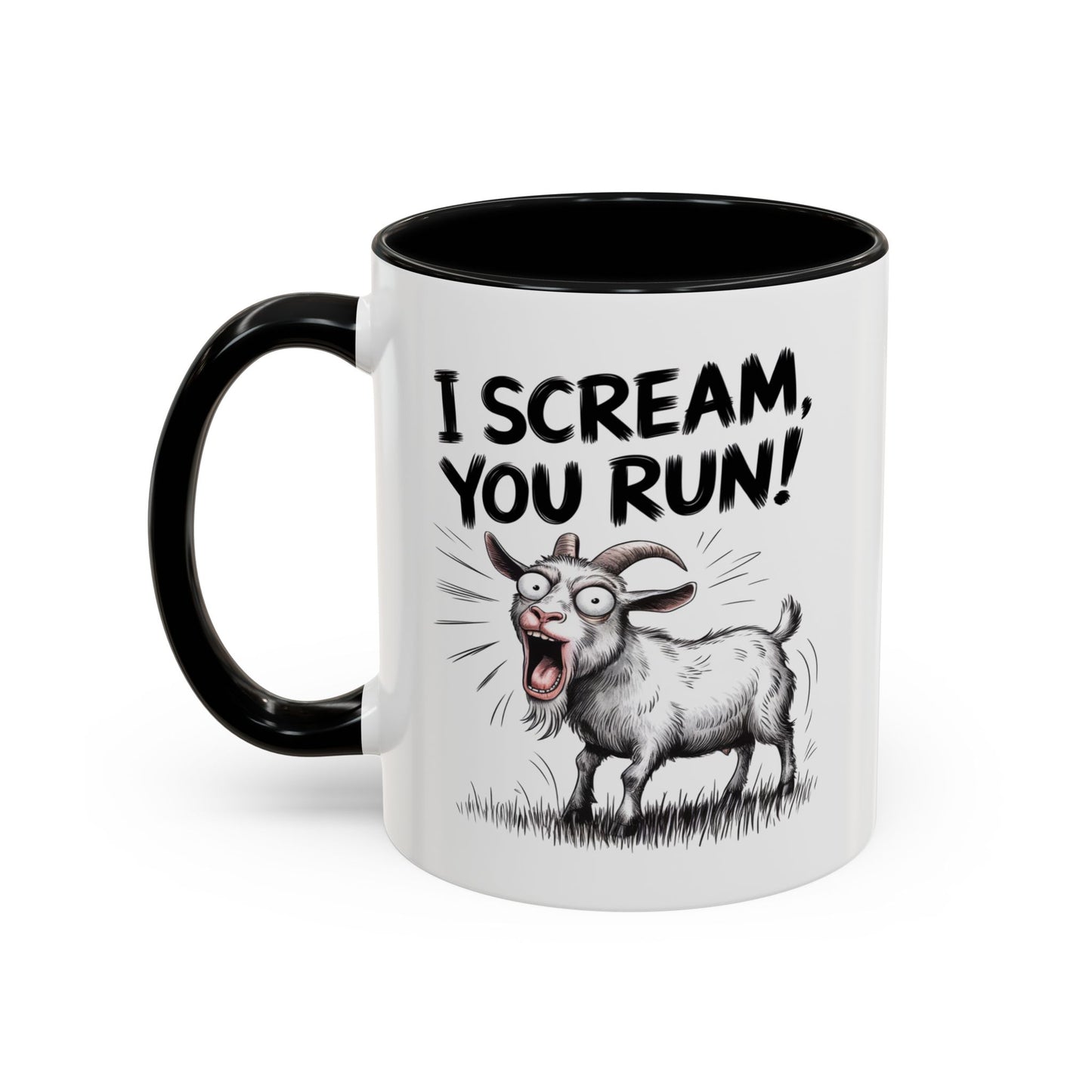 Humor Mug - I Scream, You Run