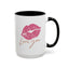 Valentine's Day Mug - Love You Lips Kiss
