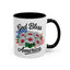 4th of July Mug - God Bless America Daisies