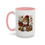 Christmas Mug - Snowman with Christmas Decorations
