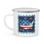 4th of July Mug - America Landscape Stamp