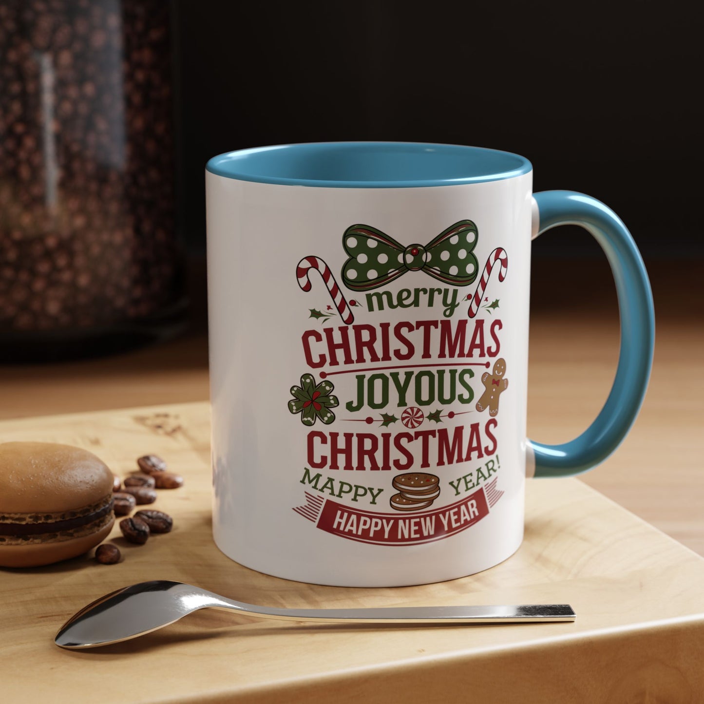 Christmas Mug - Merry Christmas Joyous Christmas Happy New Year