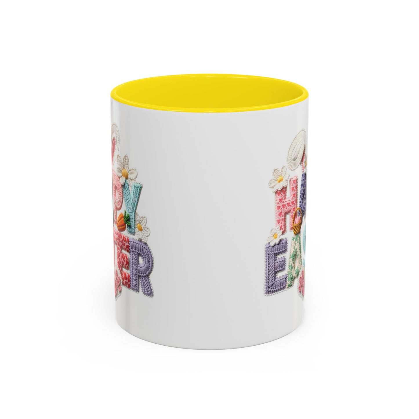 Easter Mug - Happy Easter Latch Yarn
