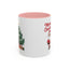 Christmas Mug - Merry Christmas Red Text Santa Tree Presents