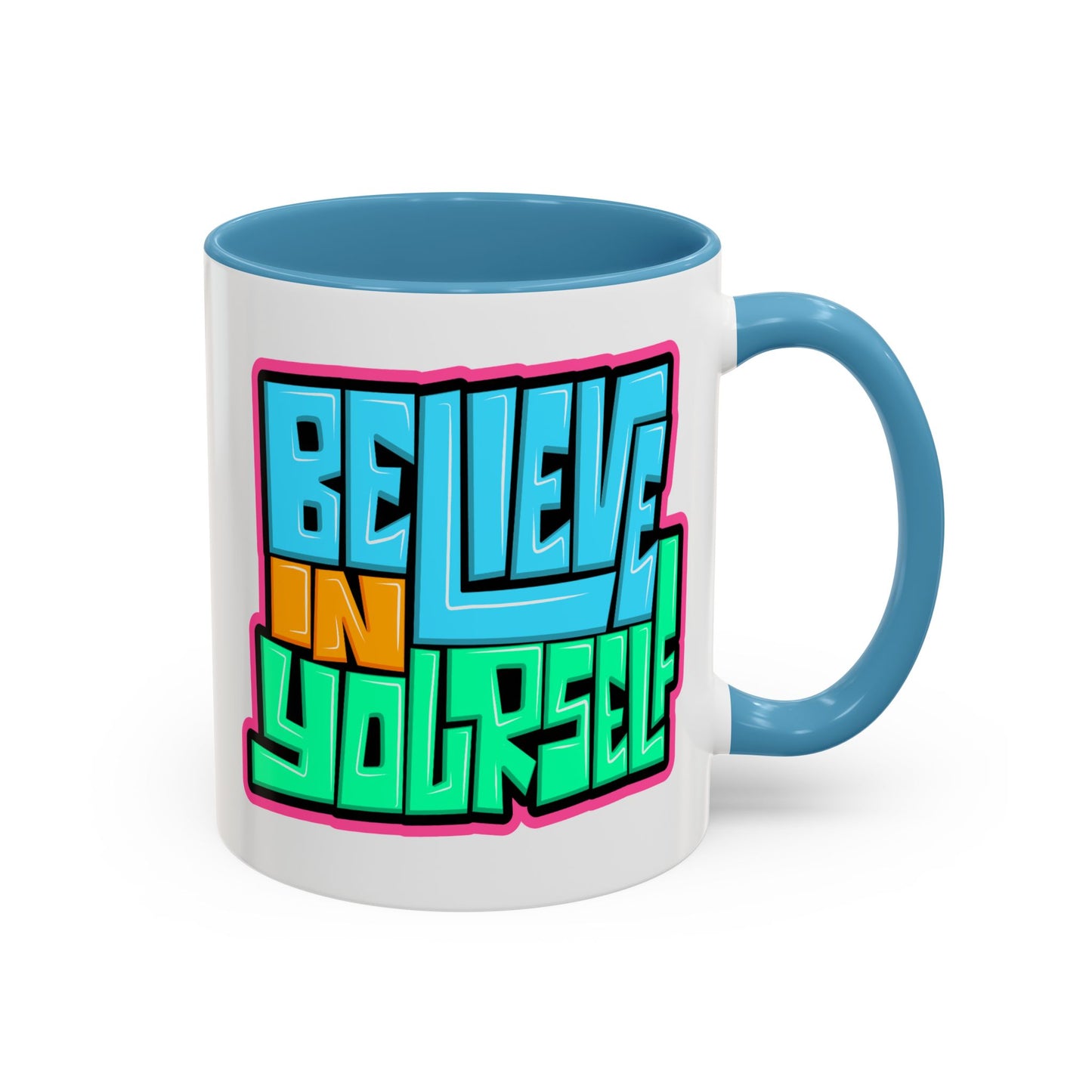 Motivation Mug - Believe In Yourself Graffiti