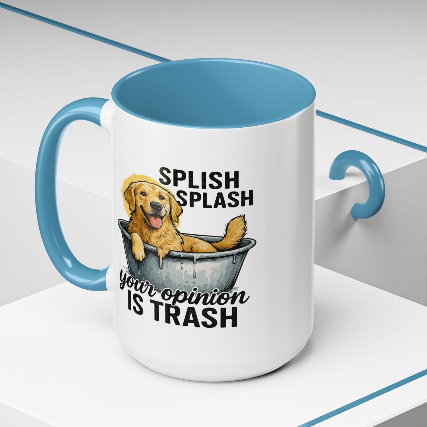 Animal Mug - Splish Splash Your Opinion Is Trash