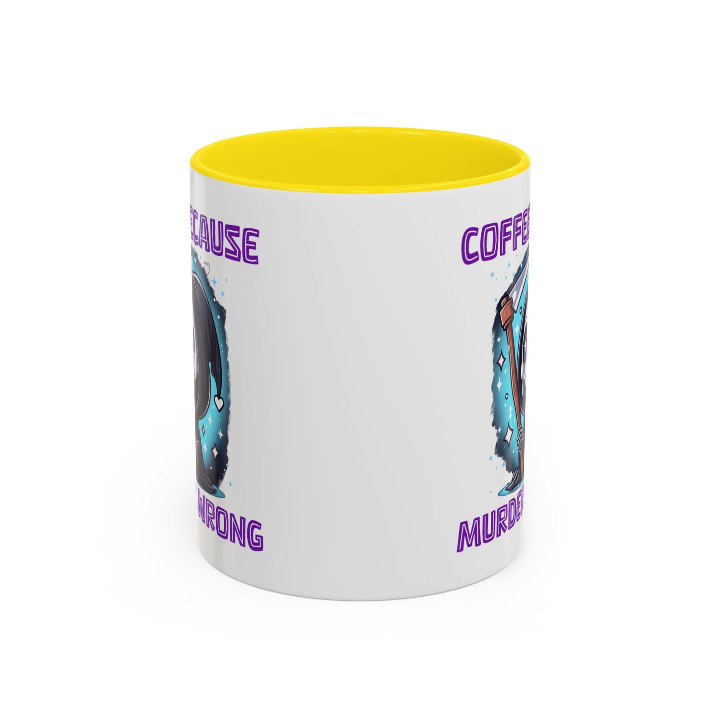 Humor Mug - Coffee Because Murder is Wrong