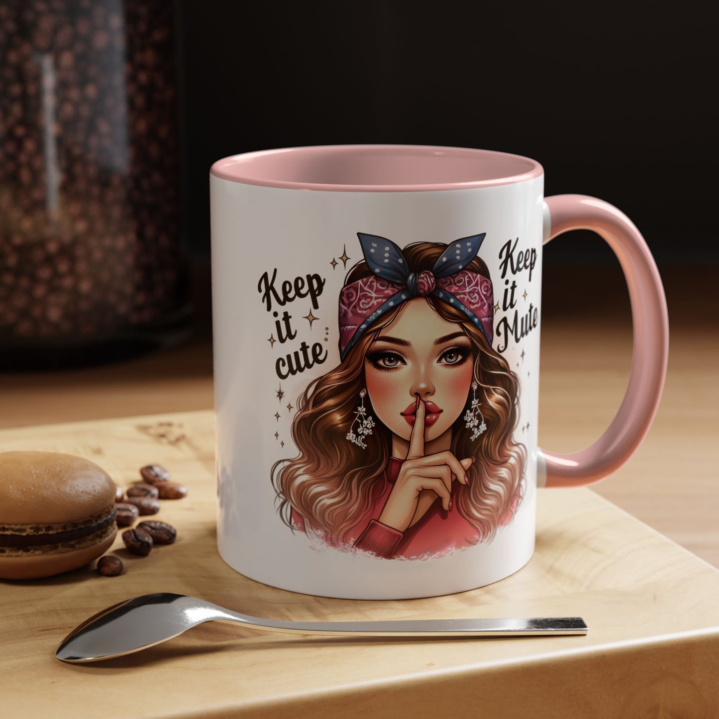 Humor Mug - Keep It Cute Keep It Mute