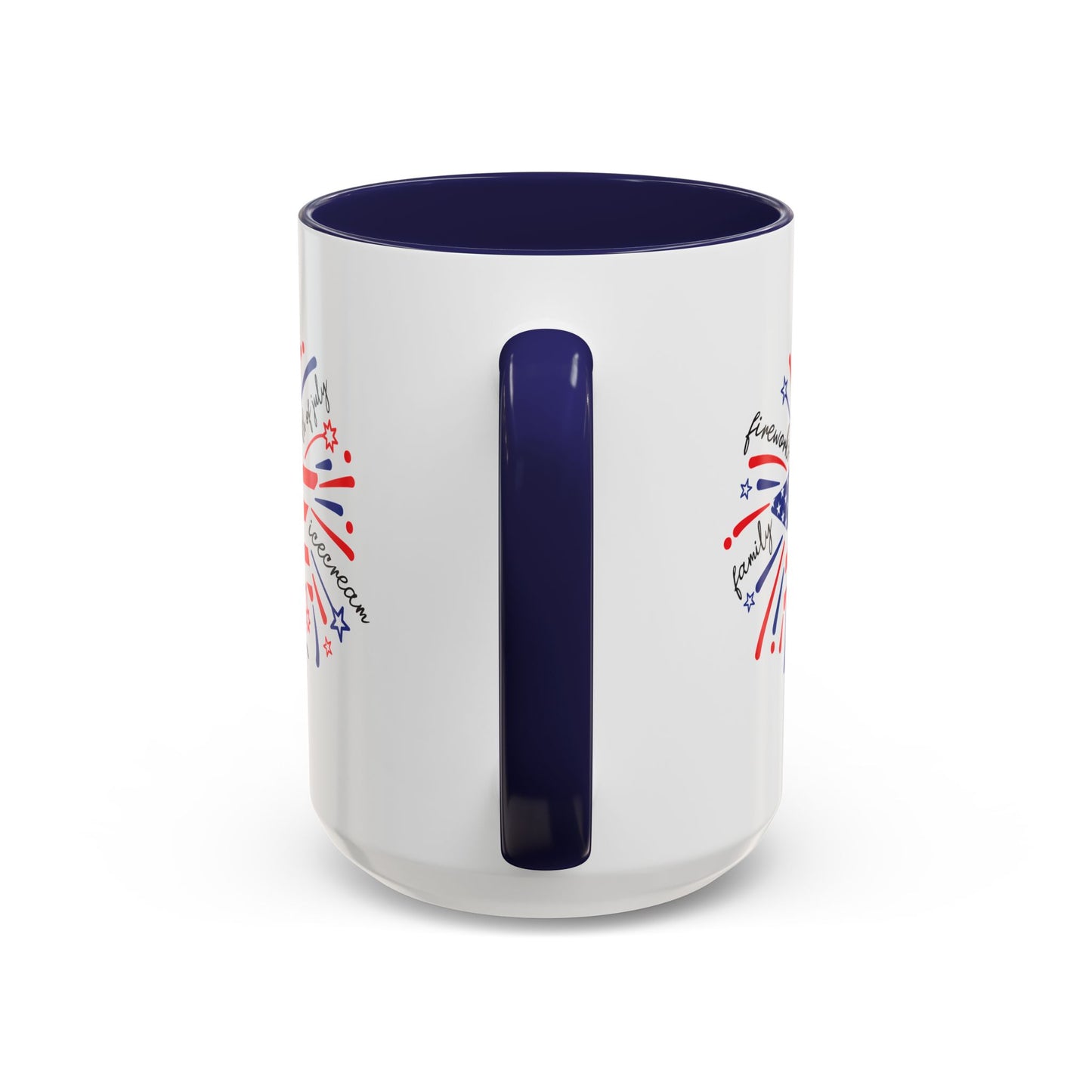 4th of July Mug - Star Flag Fireworks