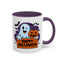 Halloween Mug - Winking Ghost With Pumpkin