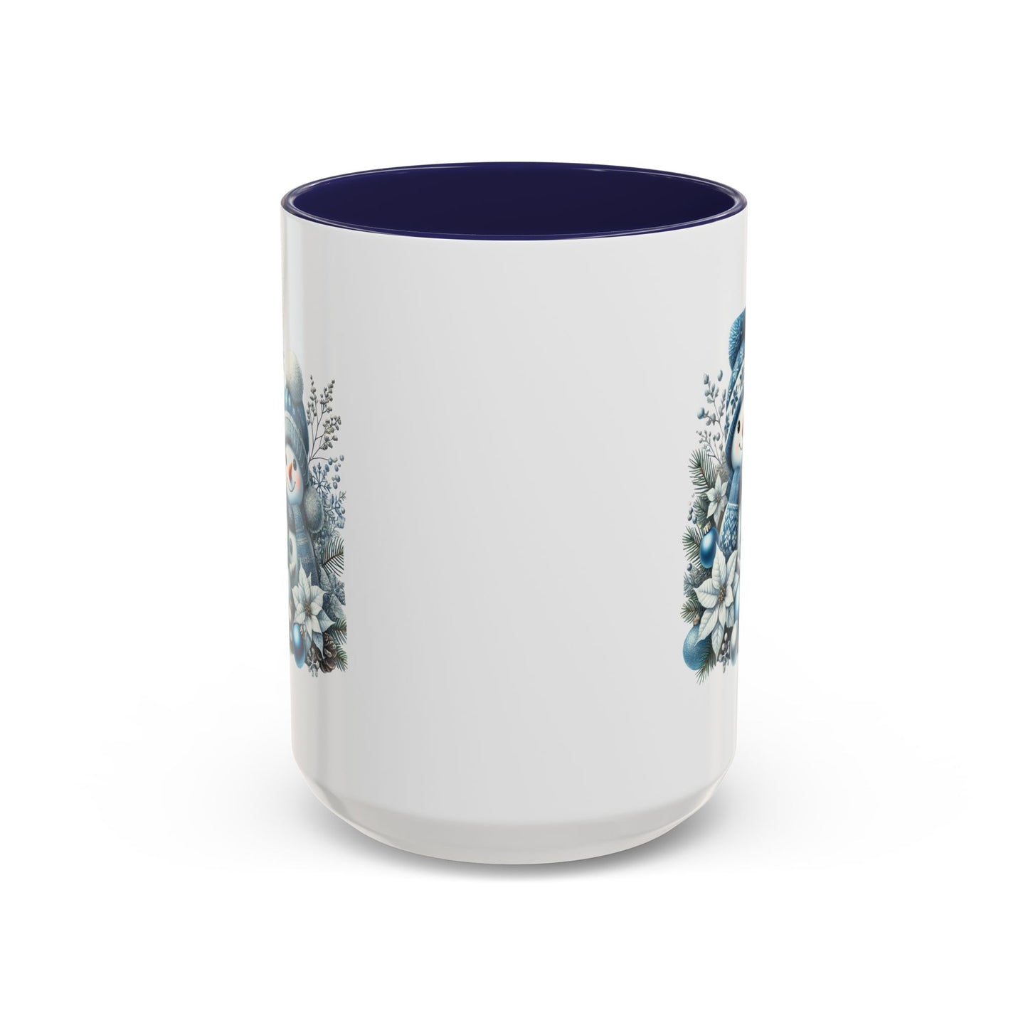 Christmas Mug - Blue Snowman Family