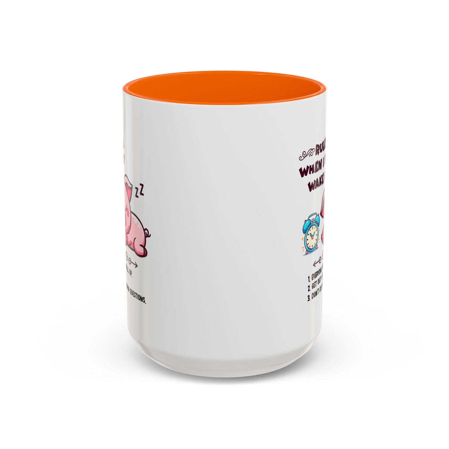 Humor Mug - Rules When I First Wake Up!