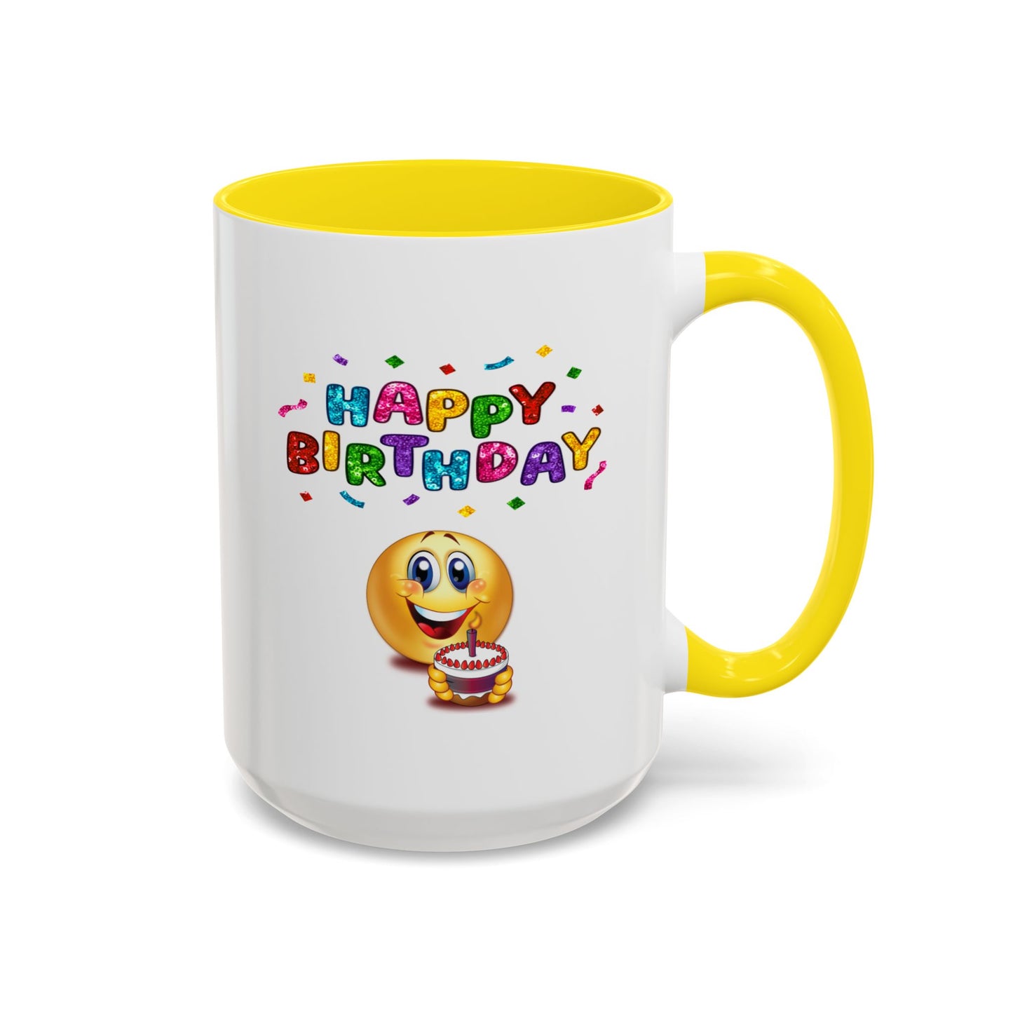 Birthday Mug - Happy Birthday Emoji